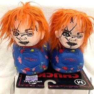 Chucky “Good Guys” Plush Slippers | Horror Movie House Shoes | Unisex Size 9/10